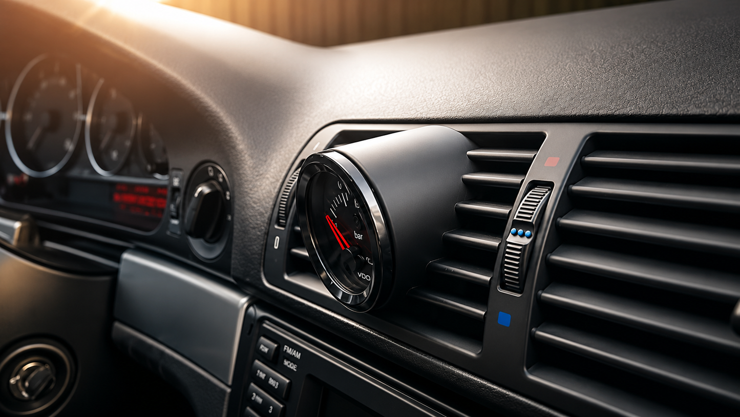 BMW E39 Lüftungsdüsenhalterung für 52-mm-Zusatzinstrument